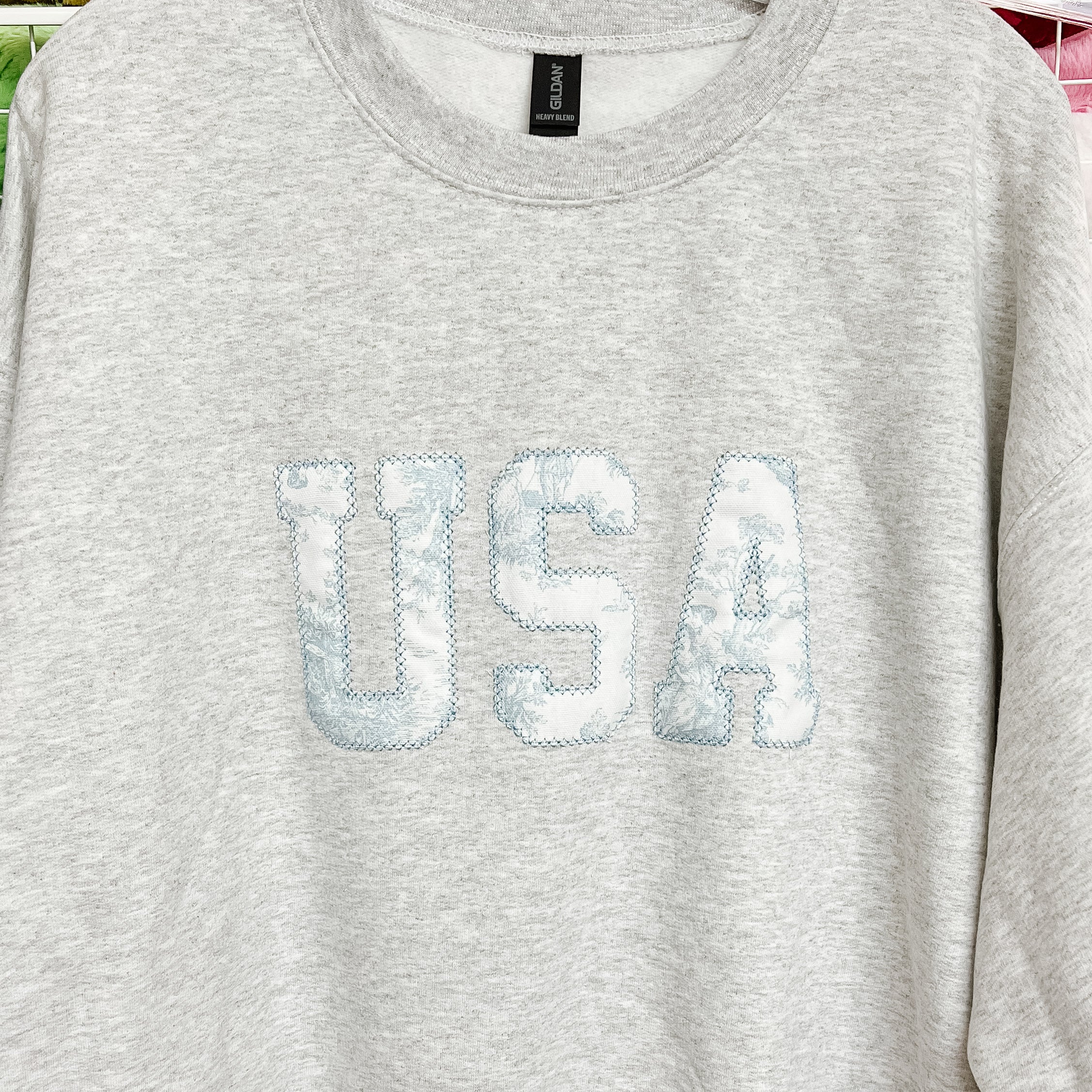 NEW! USA & American Flag Appliqued Tees & Sweatshirts!
