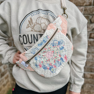 LE Vintage Quilt Fanny Pack/Sling