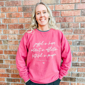 Exclusive!! Limited Edition Romans 12:12 Sweatshirts