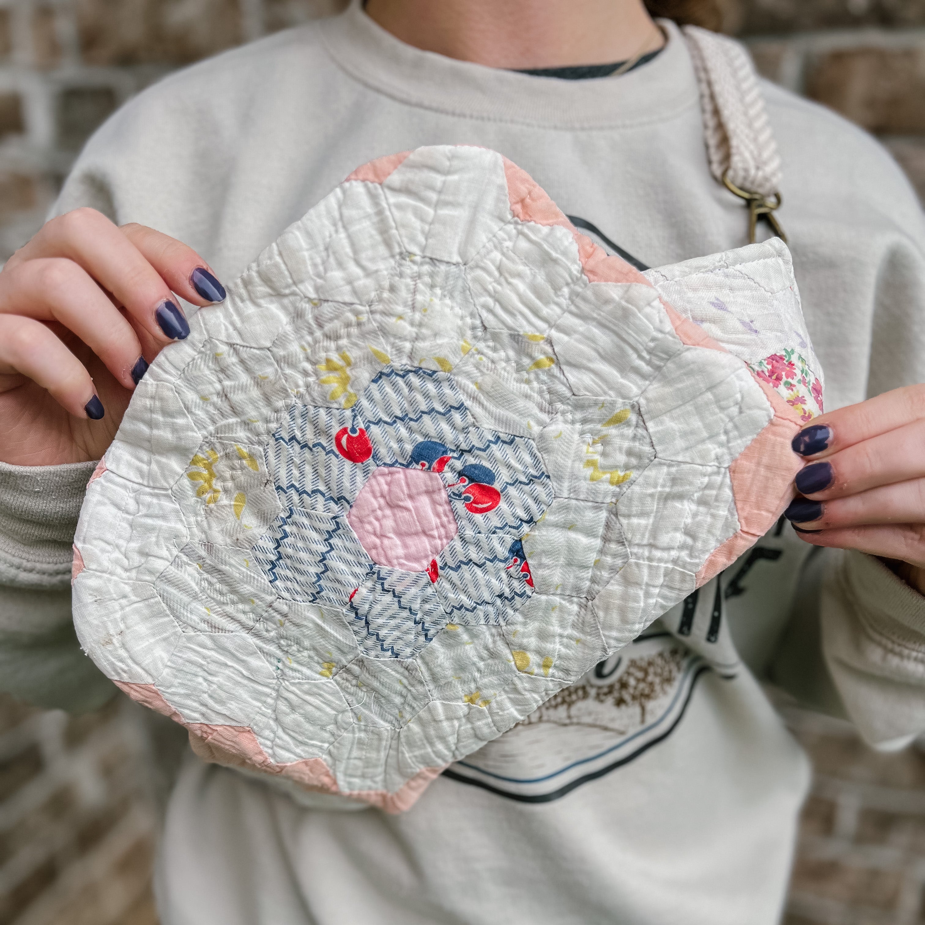 LE Vintage Quilt Fanny Pack/Sling