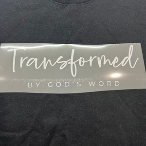 Custom Heat Transfer Christmas/Faith Sweatshirts