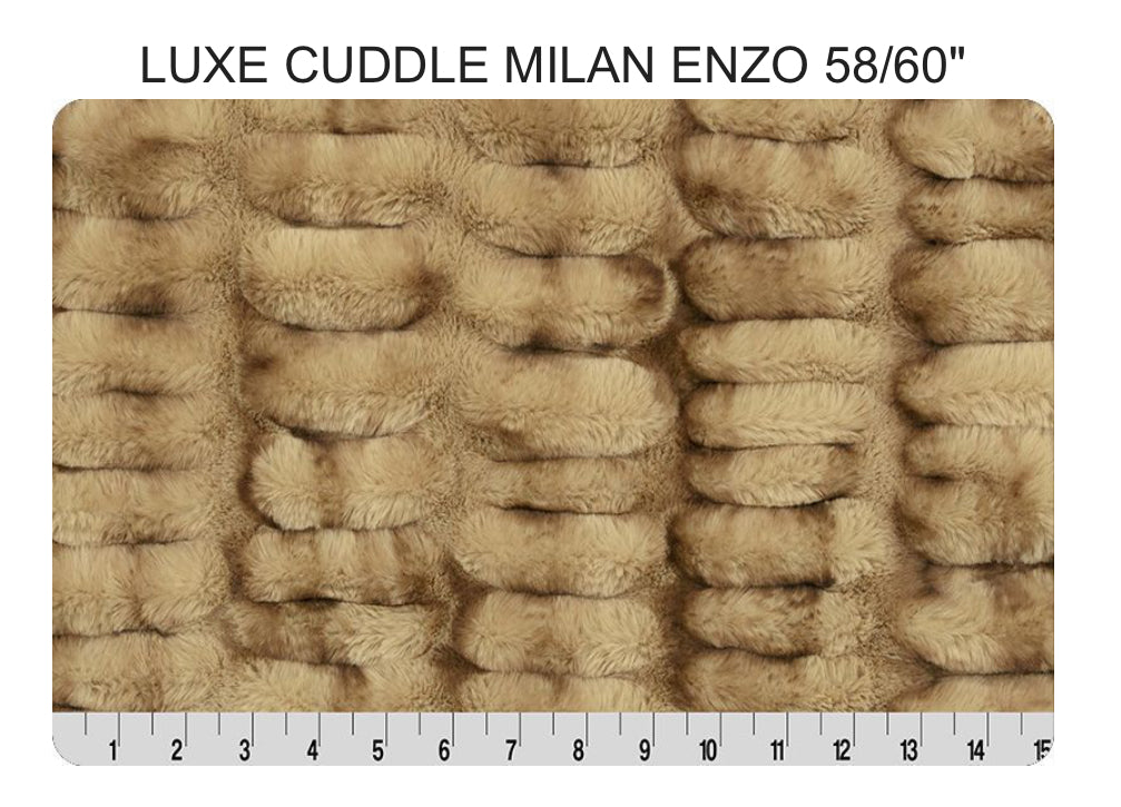 LE Easy Order Mocha Enzo Milan Double Luxe Blanket