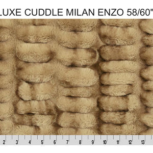 LE Easy Order Mocha Enzo Milan Double Luxe Blanket