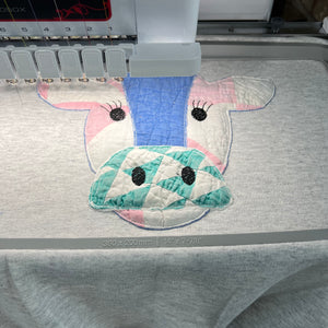 NEW! LE Scrappy Quilt Cow Sweatshirts!