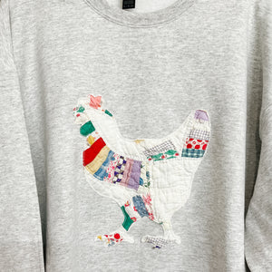 NEW! LE Scrappy Quilt Goose & Chicken Sweatshirts!