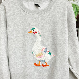 NEW! LE Scrappy Quilt Goose & Chicken Sweatshirts!