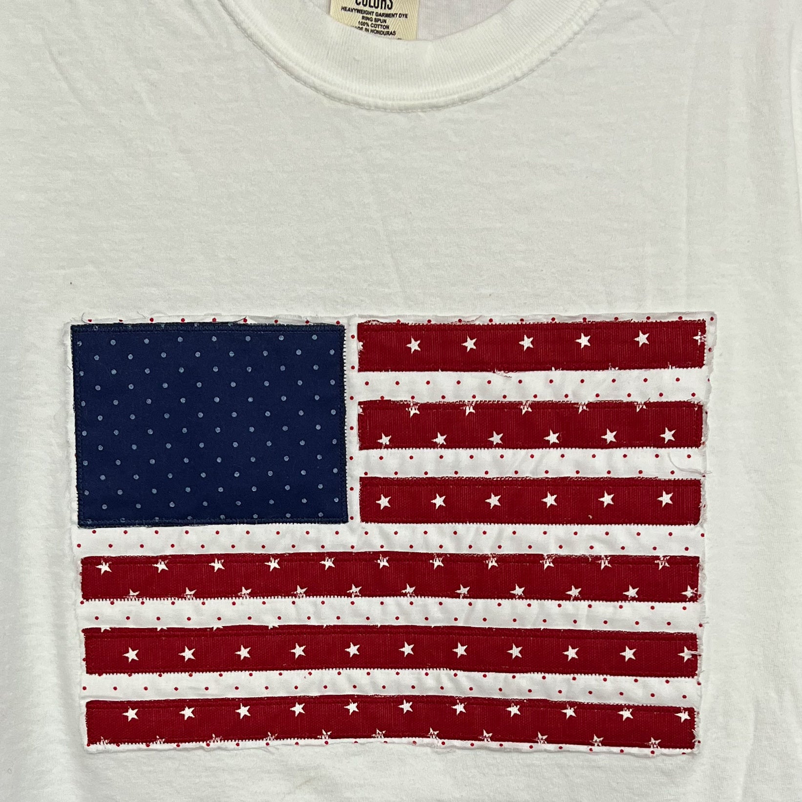 NEW! USA & American Flag Appliqued Tees & Sweatshirts!