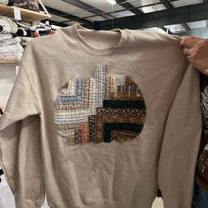 Special Order Quilt applique Sweatshirts
