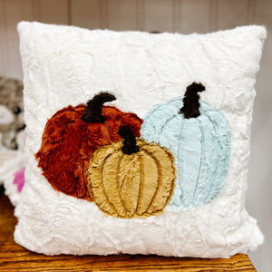 LE Custom Pumpkins Applique Pillow Cover