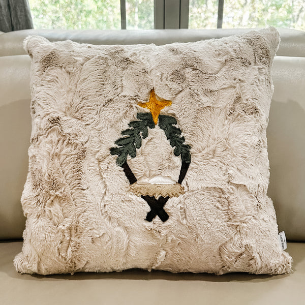 LE Custom Manger Applique Pillow Cover