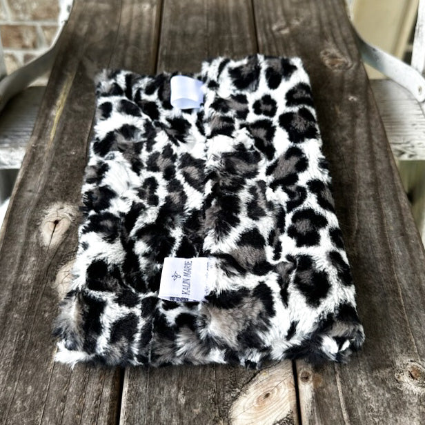 Ready to Ship “Black & Silver” Plush Double Luxe Loveys