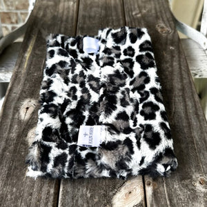 Ready to Ship “Black & Silver” Plush Double Luxe Loveys