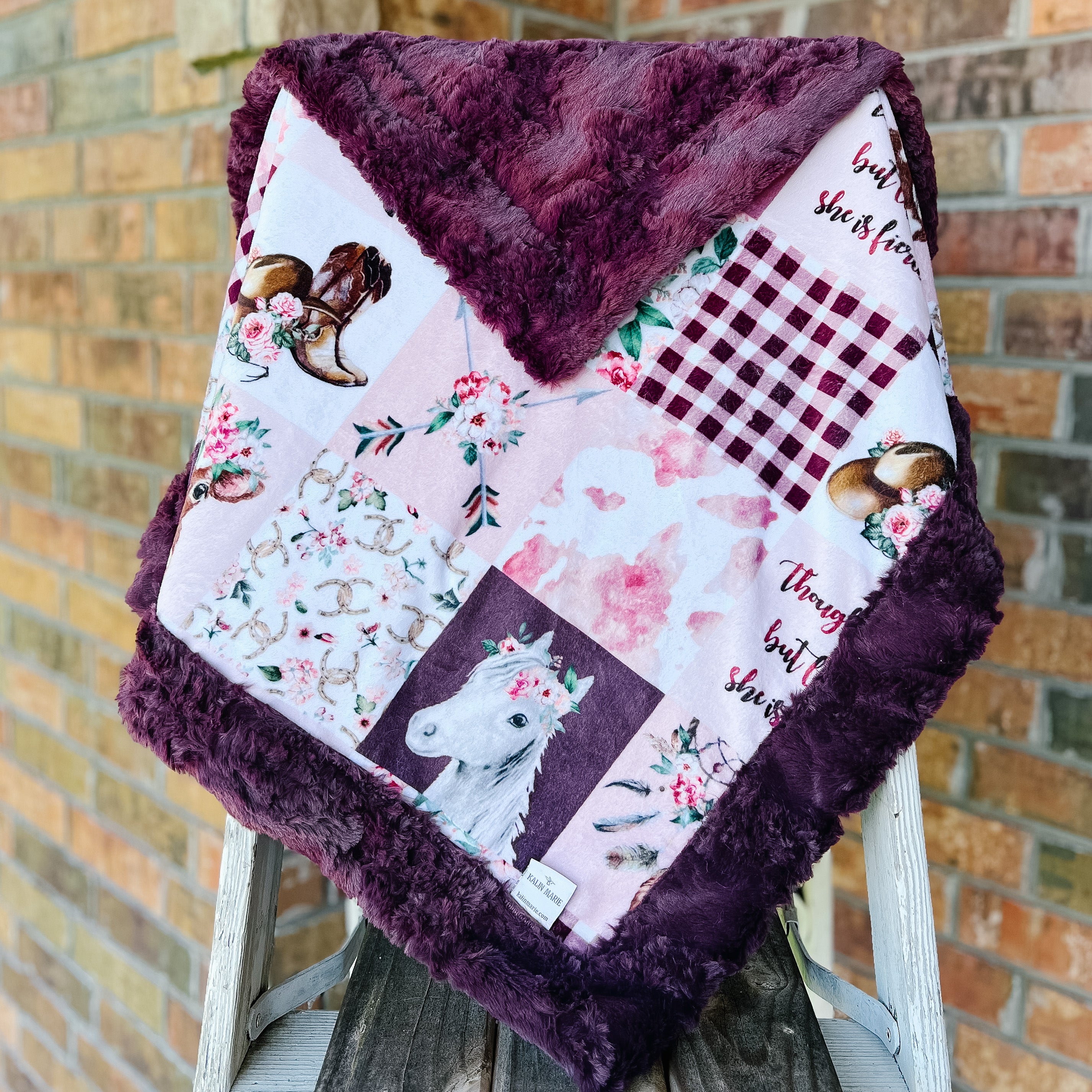 RTS Cowgirl Luxe Snuggle Blankets