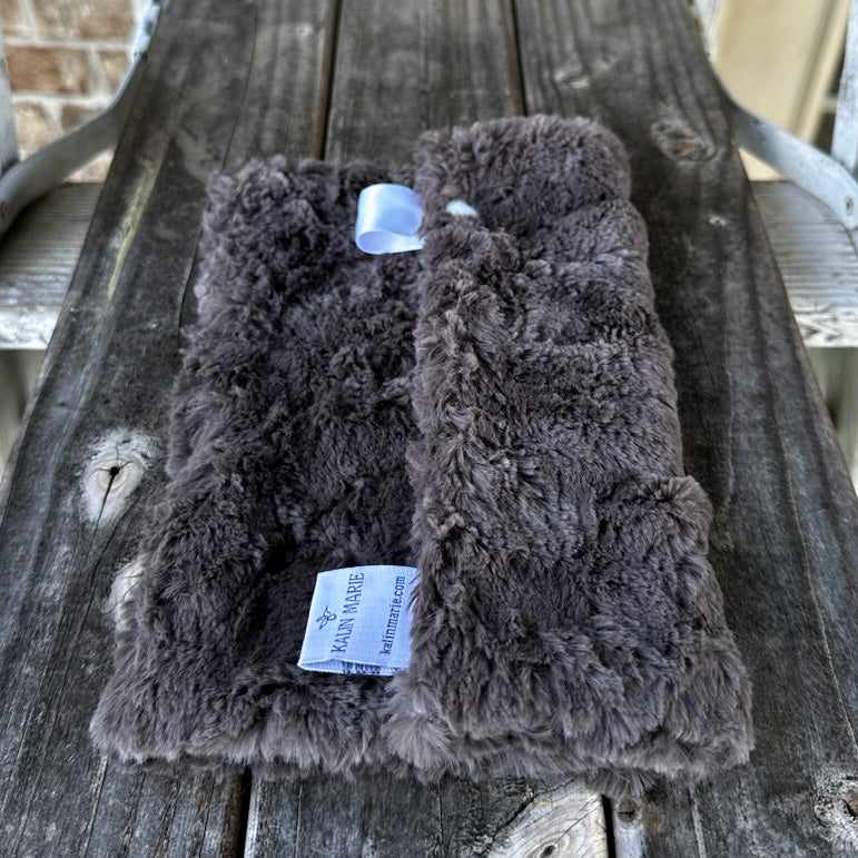 Ready to Ship “Black & Silver” Plush Double Luxe Loveys