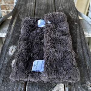 Ready to Ship “Black & Silver” Plush Double Luxe Loveys