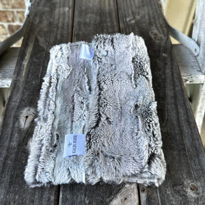 Ready to Ship “Black & Silver” Plush Double Luxe Loveys