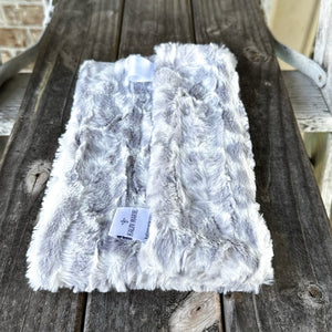 Ready to Ship “Black & Silver” Plush Double Luxe Loveys