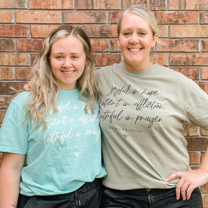 Last Chance! Limited Edition Romans 12:12 T-shirts