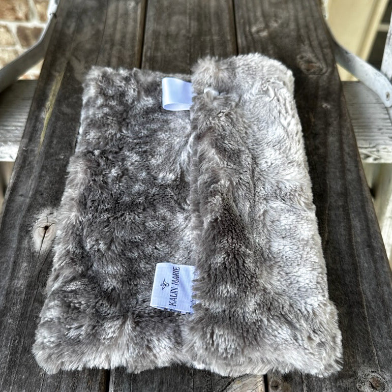 Ready to Ship “Black & Silver” Plush Double Luxe Loveys