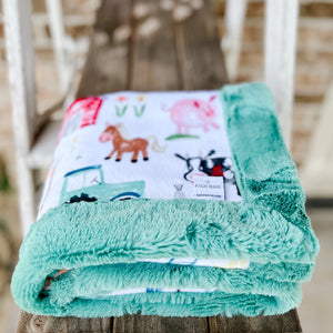 RTS New Farmer Ted Snuggle Blanket