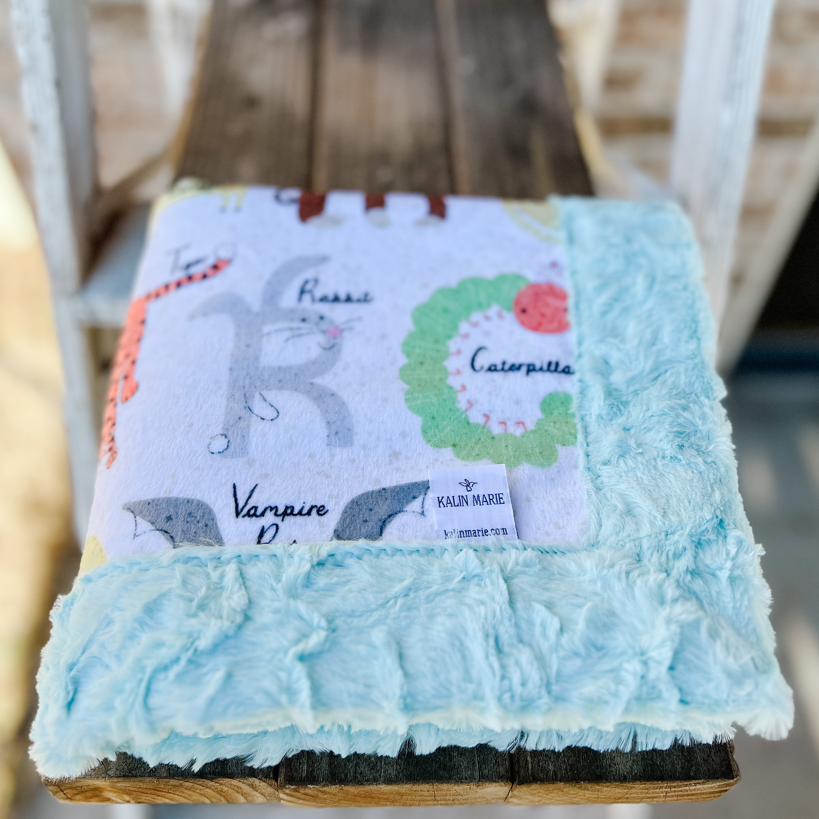 RTS New Easy as ABC Snuggle Blanket