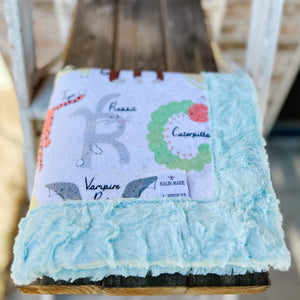 RTS New Easy as ABC Snuggle Blanket