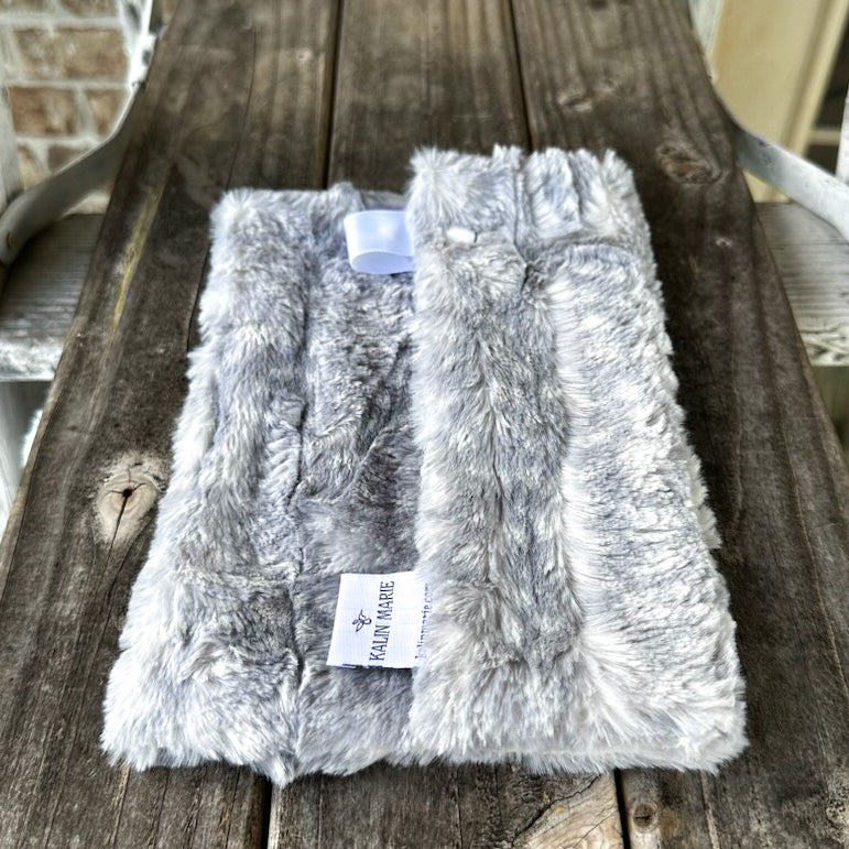 Ready to Ship “Black & Silver” Plush Double Luxe Loveys