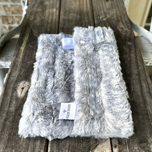 Ready to Ship “Black & Silver” Plush Double Luxe Loveys