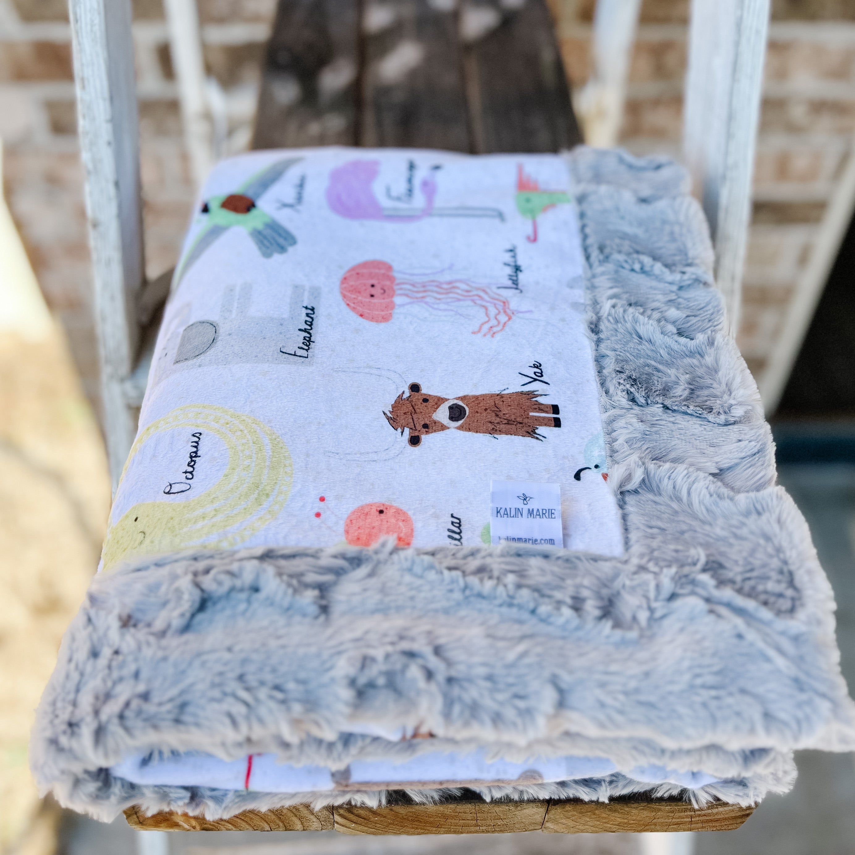 RTS New Easy as ABC Snuggle Blanket