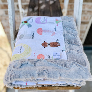 RTS New Easy as ABC Snuggle Blanket