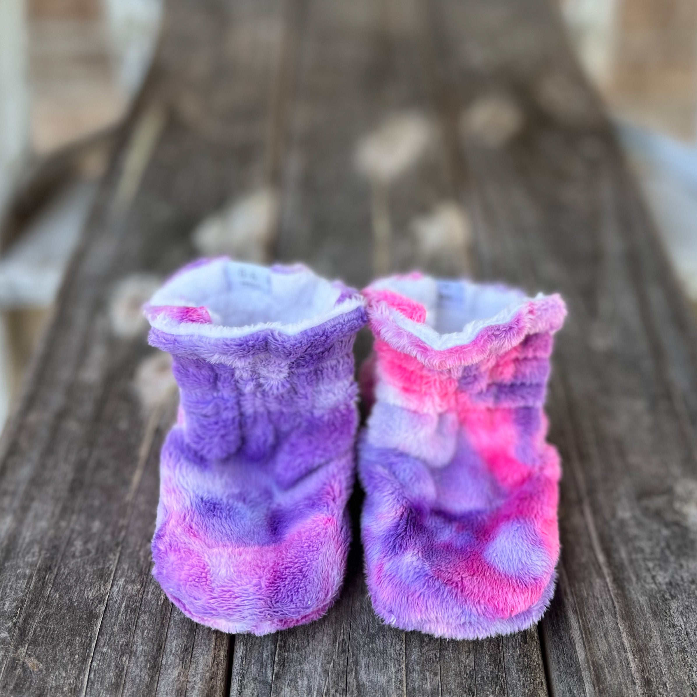 LE Tie Dye Sorbet Booties Ready to Ship