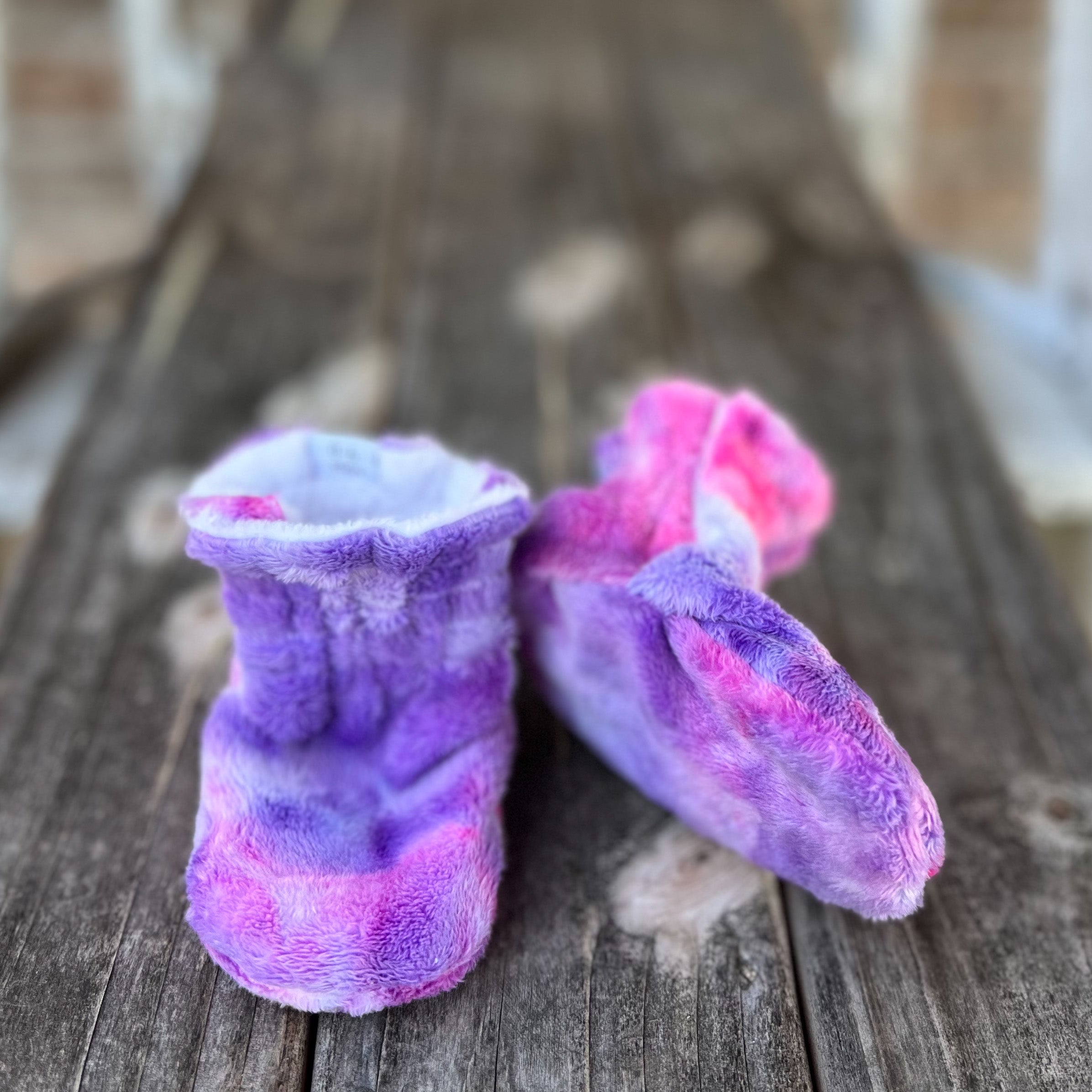 LE Tie Dye Sorbet Booties Ready to Ship