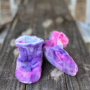 LE Tie Dye Sorbet Booties Ready to Ship