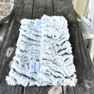 Ready to Ship “Black & Silver” Plush Double Luxe Loveys