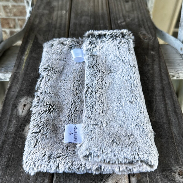 Ready to Ship “Black & Silver” Plush Double Luxe Loveys