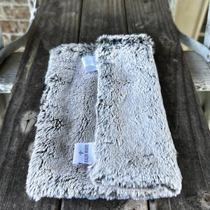 Ready to Ship “Black & Silver” Plush Double Luxe Loveys