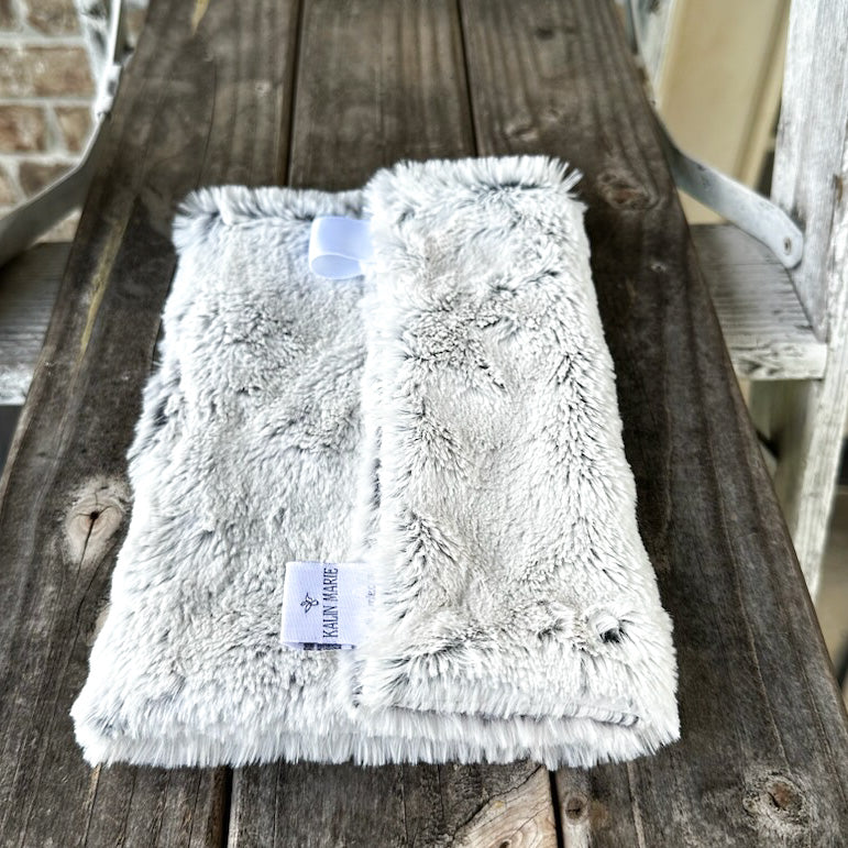 Ready to Ship “Black & Silver” Plush Double Luxe Loveys