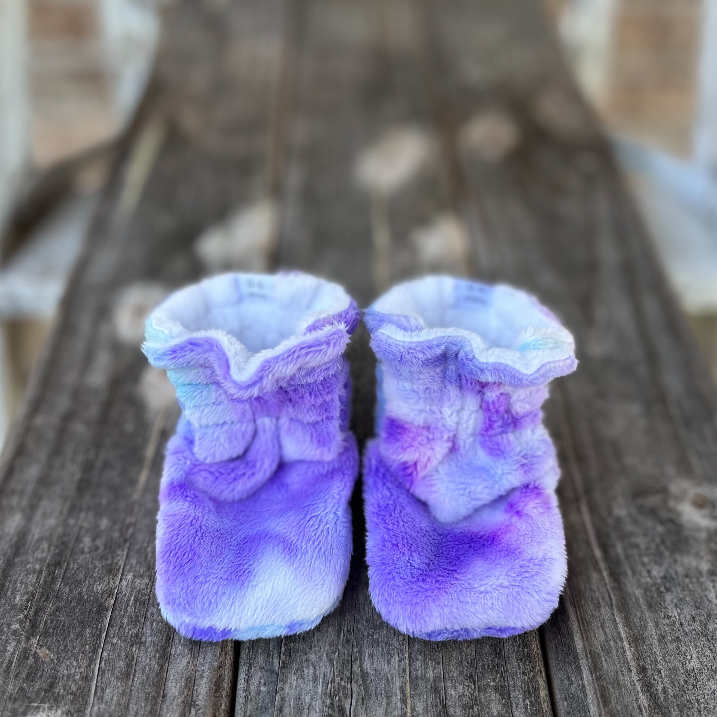 LE Tie Dye Sorbet Booties Ready to Ship