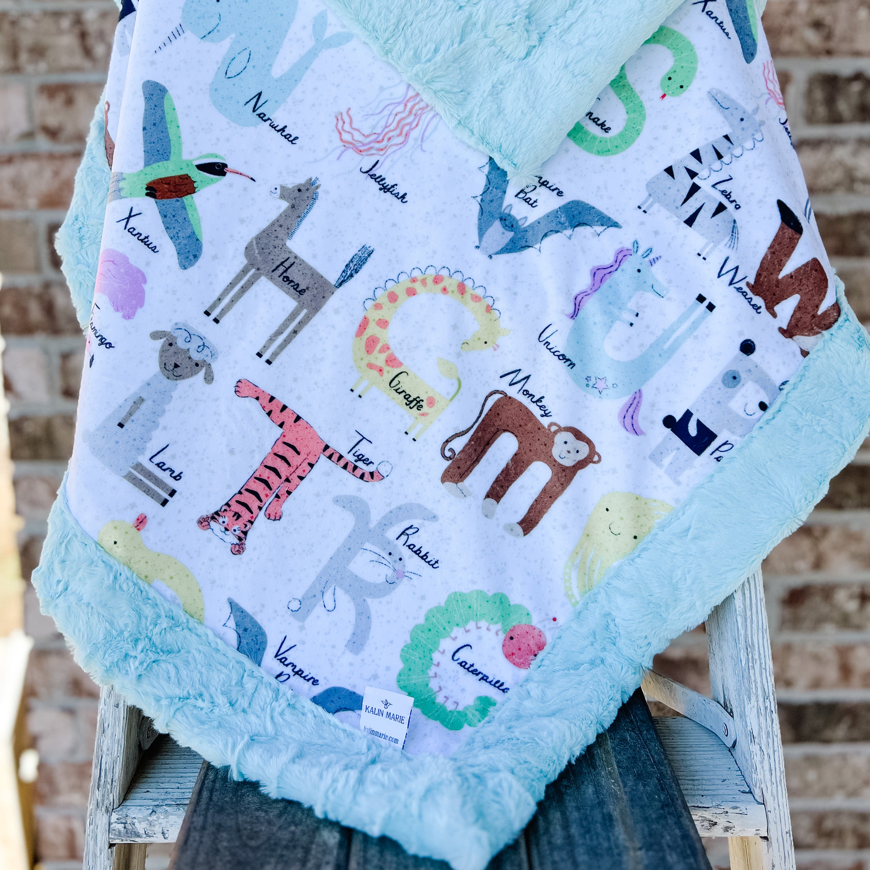 RTS New Easy as ABC Snuggle Blanket