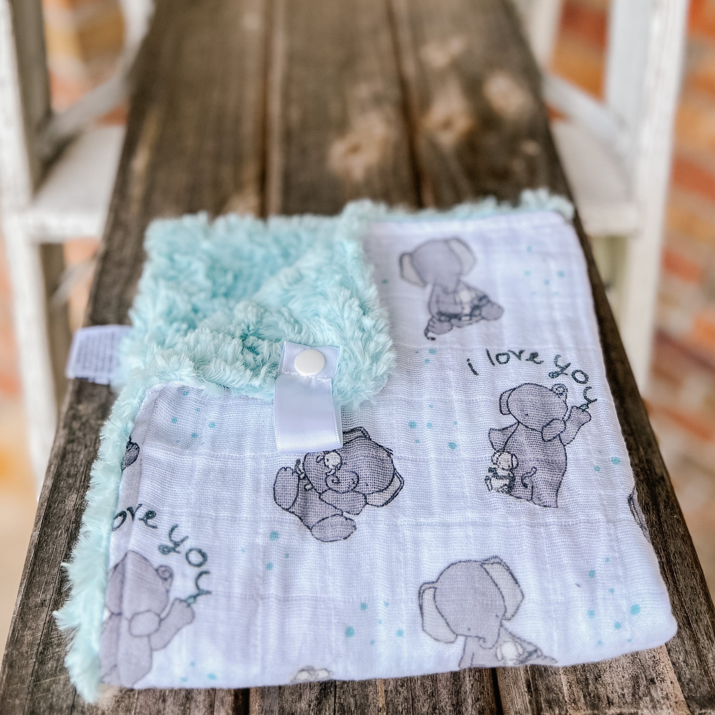 RTS Love You Cotton Cuddle Lovey