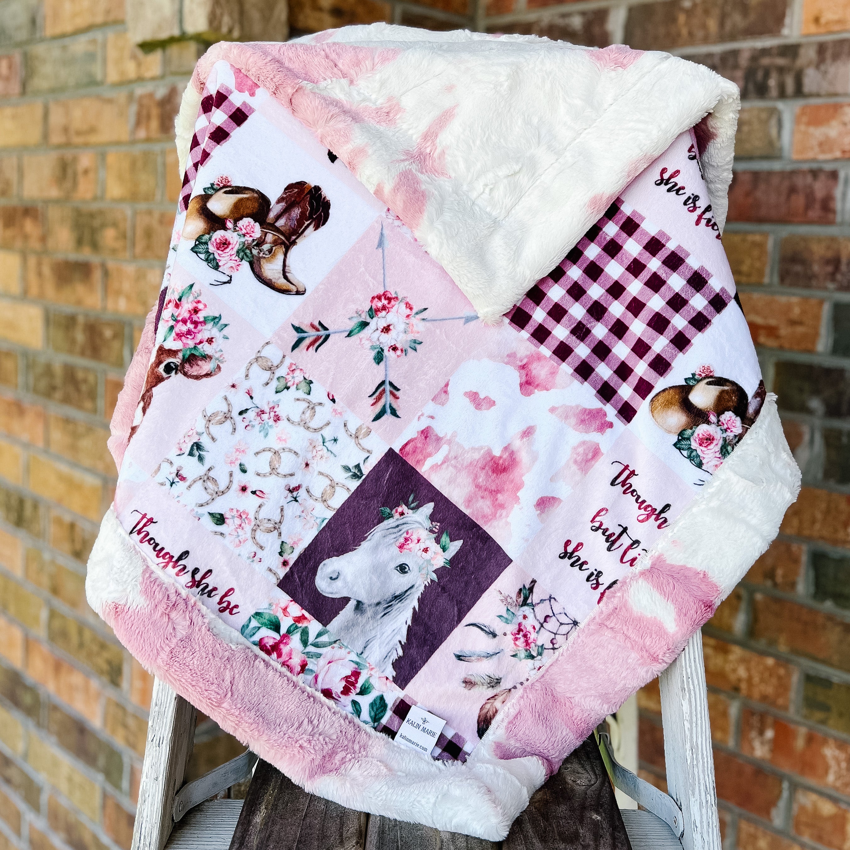 RTS Cowgirl Luxe Snuggle Blankets