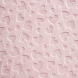 Blush Embossed Hearts
