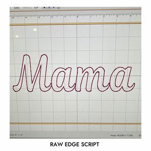 Custom Embroidered Block Font Keepsake Applique Sweatshirts
