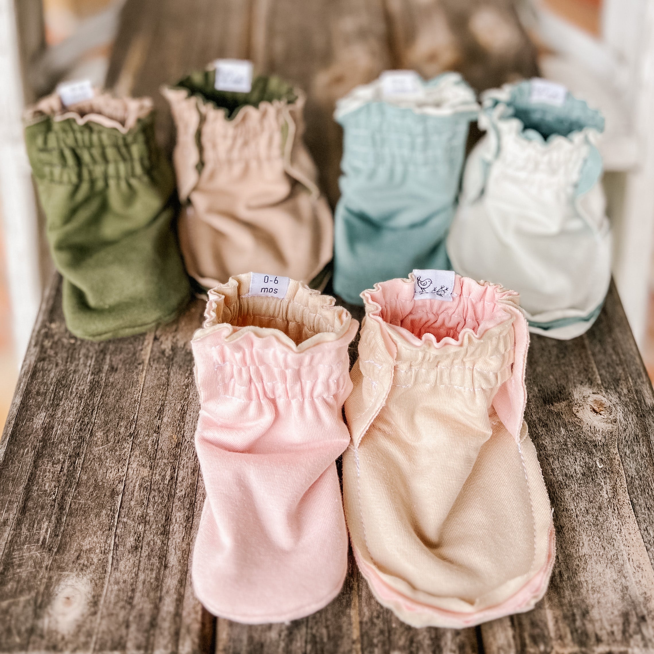 Last Chance! LE Reversible All Knit Booties Ready to Ship