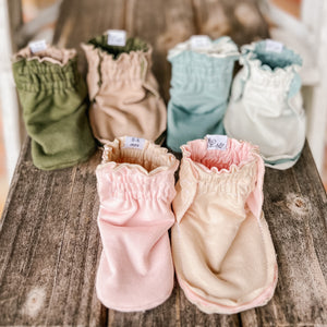 Last Chance! LE Reversible All Knit Booties Ready to Ship