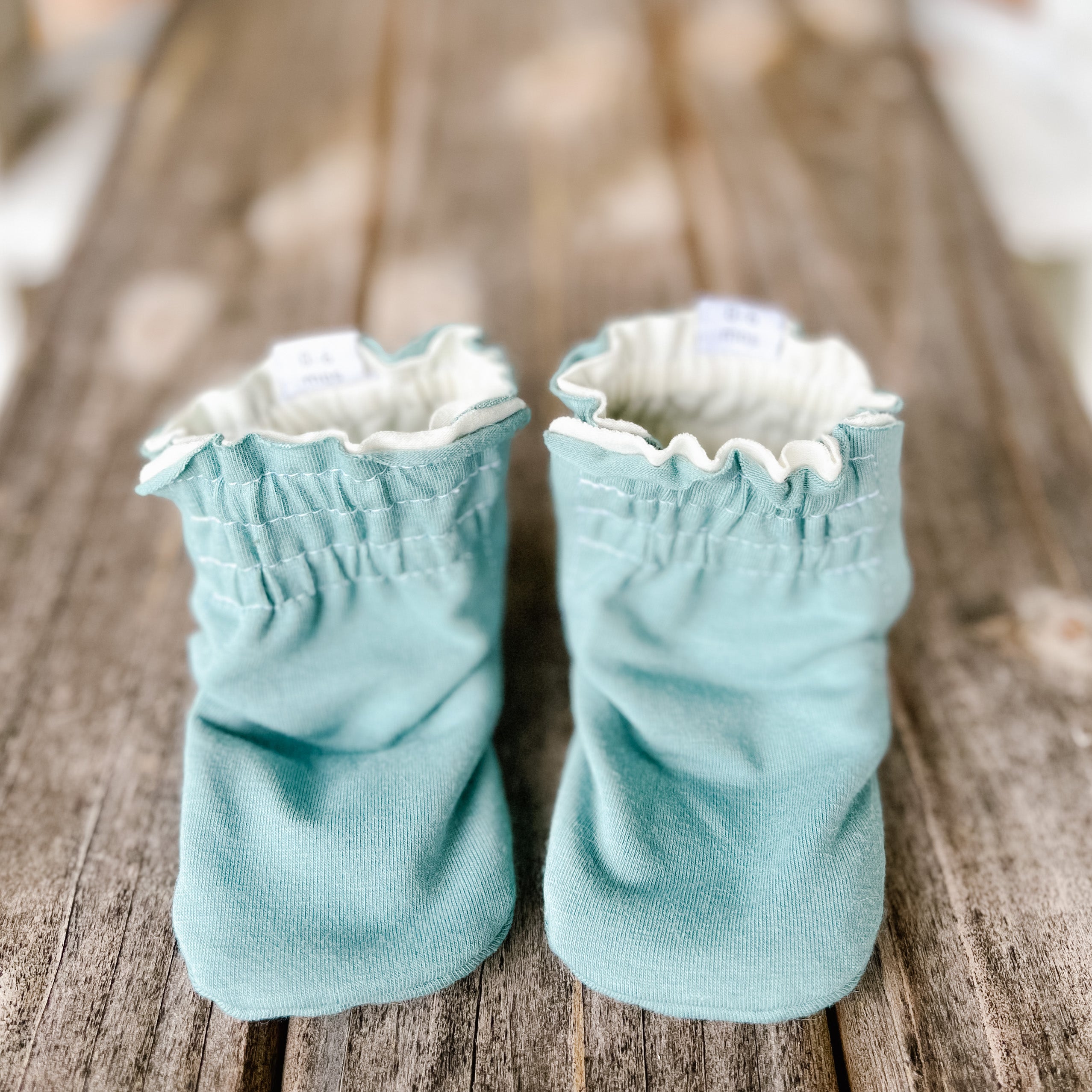 Last Chance! LE Reversible All Knit Booties Ready to Ship