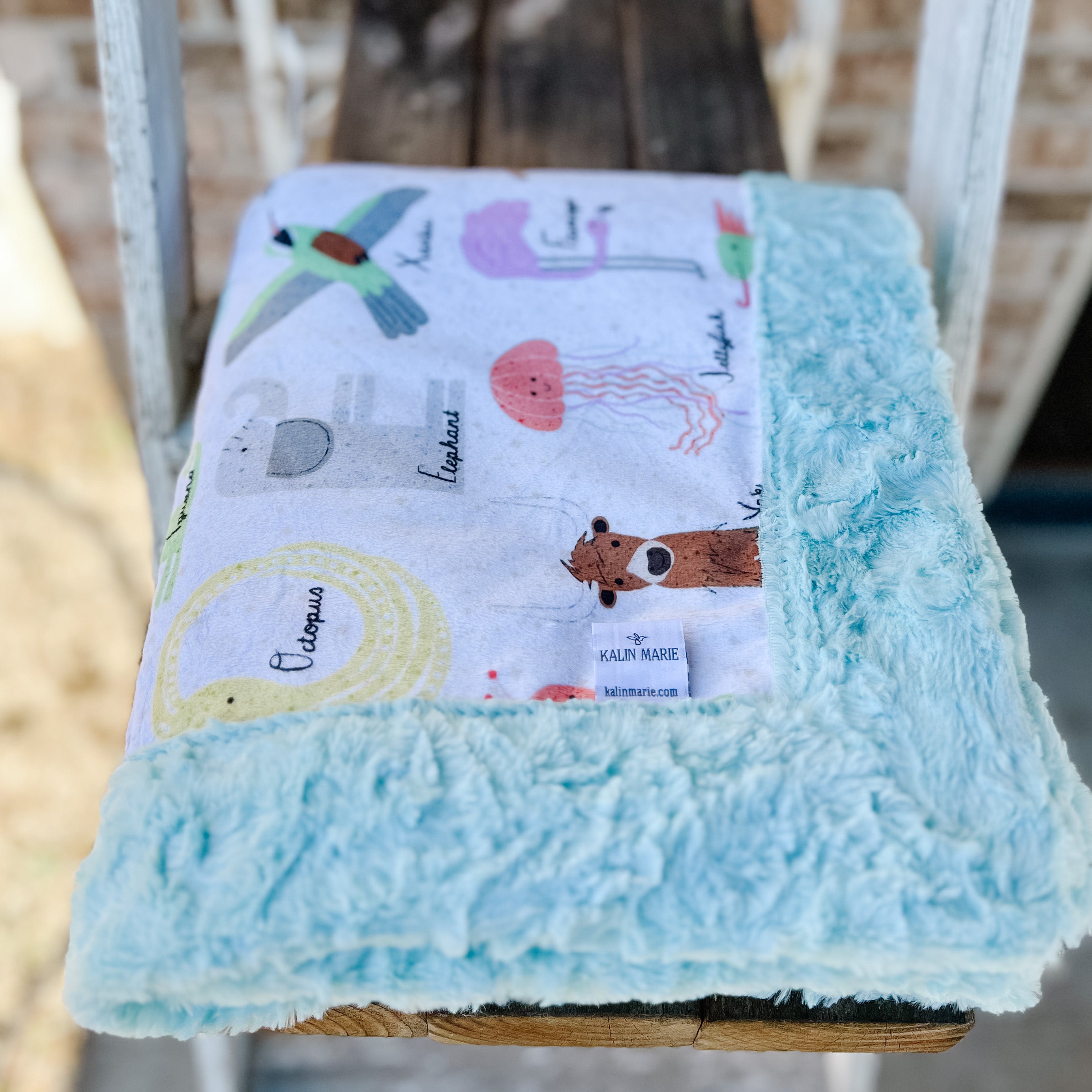 RTS New Easy as ABC Snuggle Blanket