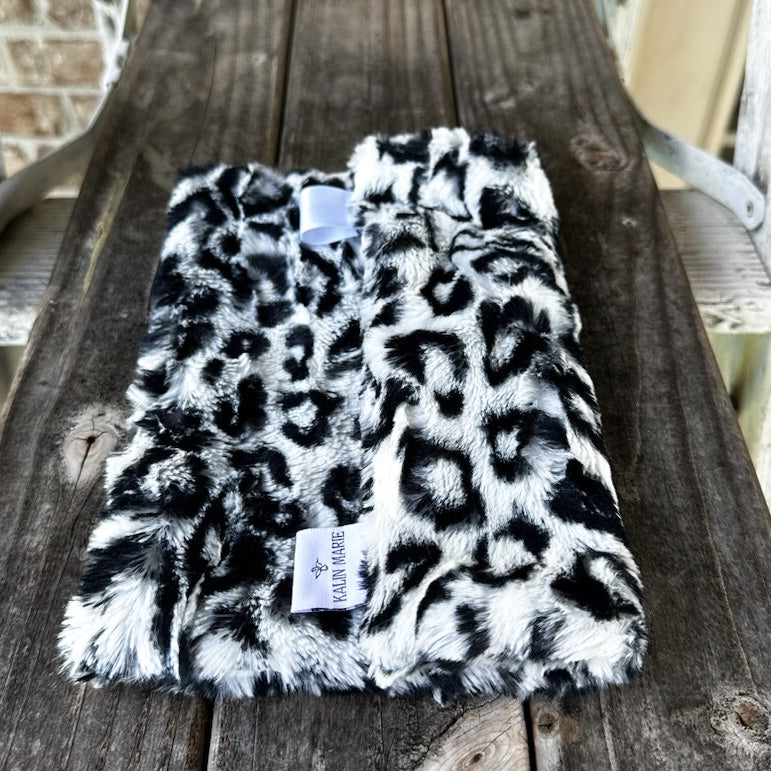 Ready to Ship “Black & Silver” Plush Double Luxe Loveys