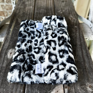 Ready to Ship “Black & Silver” Plush Double Luxe Loveys