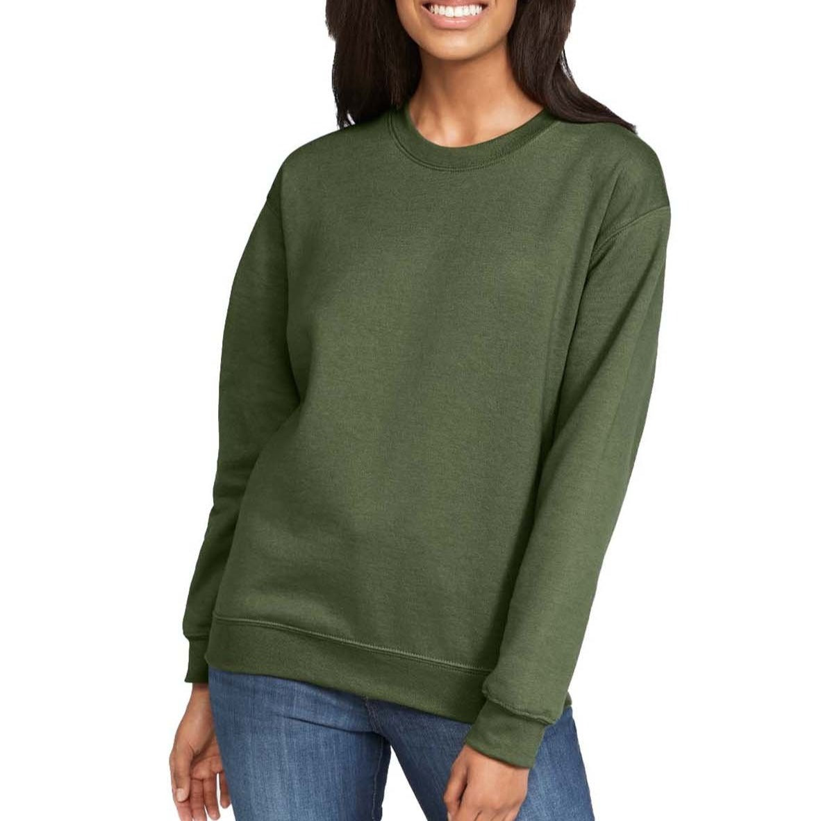 Custom Embroidered Block Font Keepsake Applique Sweatshirts
